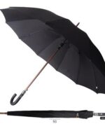 מטריות | מטריות ממותגות | הדפסה על מטריות | מטריות לפרסום |מטריה ממותגת אלומיניום גדולה שחורה