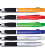 עטים ממותגים | עטים עם לוגו | הדפסה על עטים | עט כדורי מדגש עם כרית טאצ'