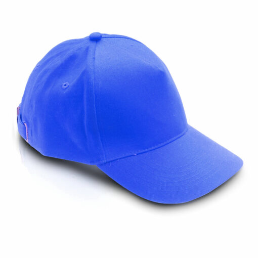 כובע בד ממותג כחול |הדפסה על כובעים | כובעים להדפסה | כובעים ממותגים
