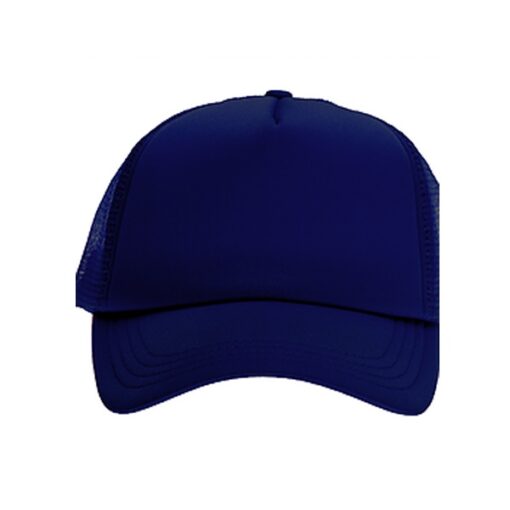 כובע רשת ממותג כחול נייבי | הדפסה על כובעים | כובעים להדפסה | כובעים ממותגים