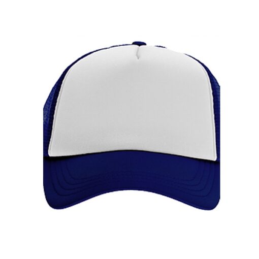 כובע רשת ממותג כחול כהה | הדפסה על כובעים | כובעים להדפסה | כובעים ממותגים