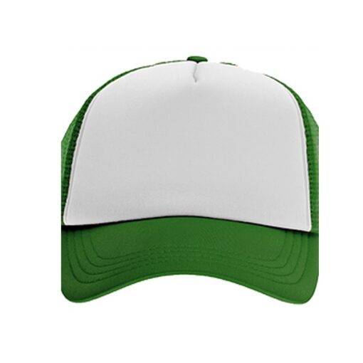 כובע רשת ממותג ירוק | הדפסה על כובעים | כובעים להדפסה | כובעים ממותגים